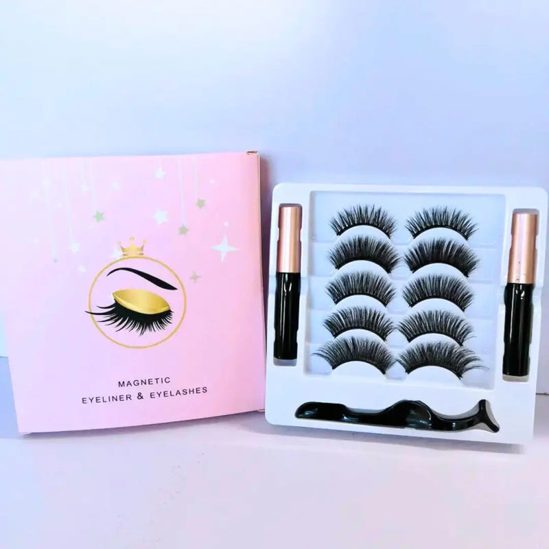 Kit Pestañas Magnéticas Glam