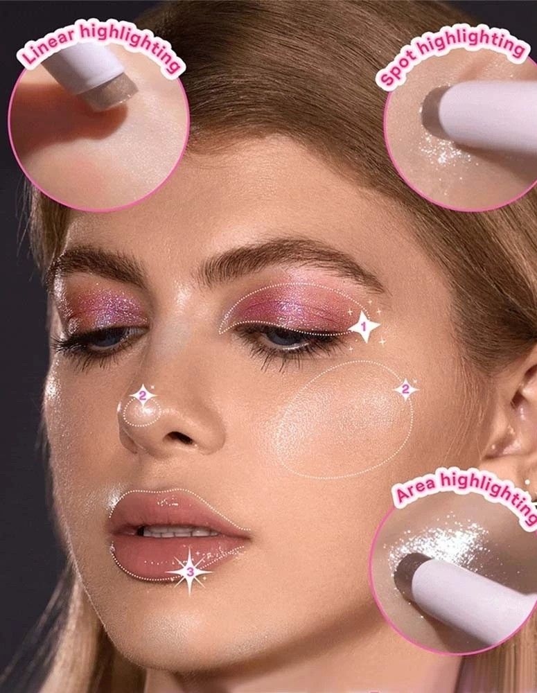 Sombra Jelly 3 en 1: Kit Stick Larga Duración - 6 Piezas