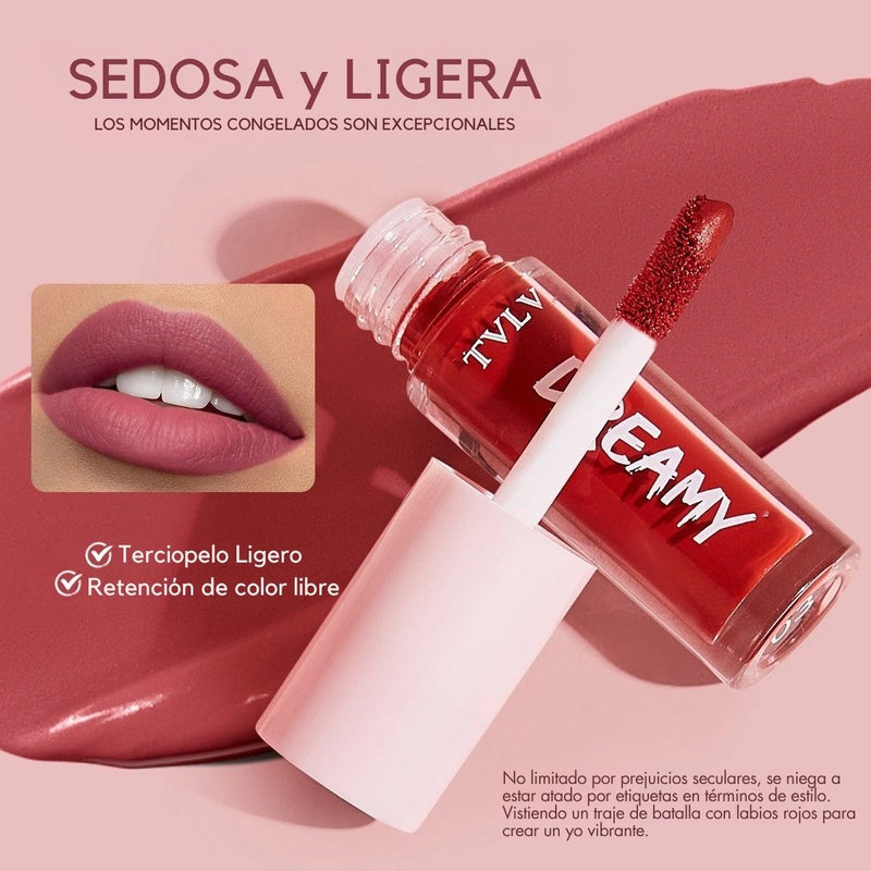 KIT DE LUJO LABIAL 10 EN 1: EFECTO VELVET Y GLOSS DE LARGA DURACIÓN
