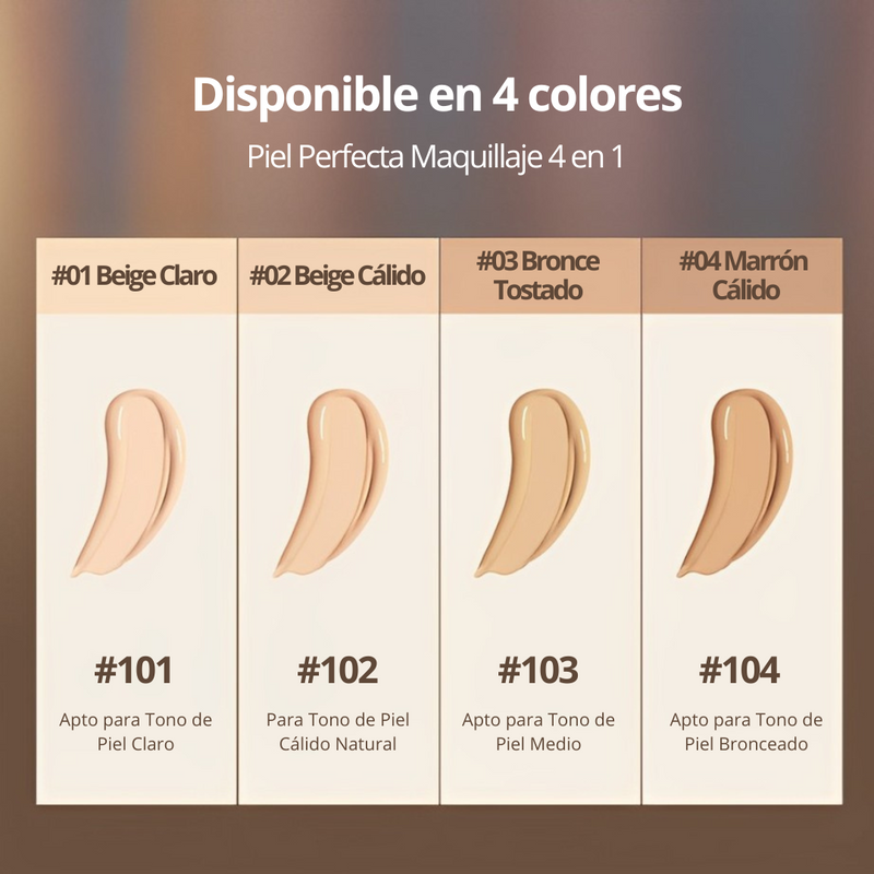 Piel Perfecta - Maquillaje 4 en 1