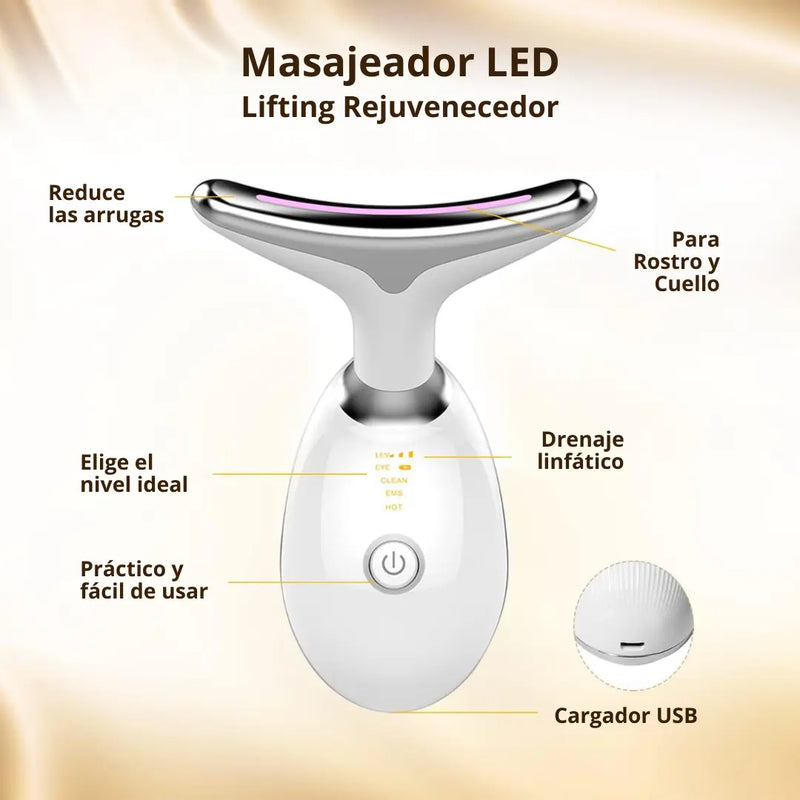 Masajeador LED Lifting Rejuvenecedor